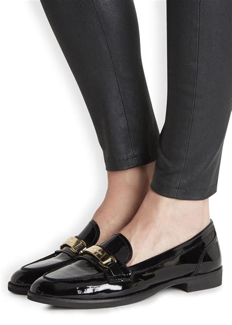 michael kors black loafer